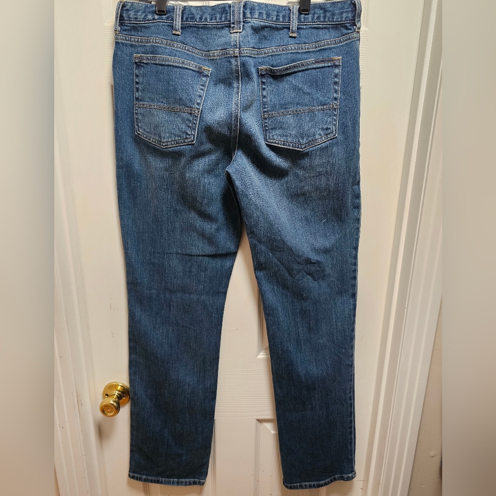 Carhartt Women’s Size 12 Tall Blue Straight Leg Pants Regular Fit Workwear EUC - Picture 6 of 9